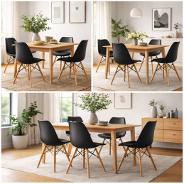 Silla Level Eames Negro | Matalon S.A.