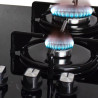 Anafe Tokyo 2 Gas + 2 Eléctricas | Enrique Matalon S.A. | Vidrio Templado y Encendido Eléctrico
