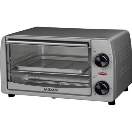 Horno MIDAS 9L Gris | Matalon S.A. | Compacto y Multifunción 1050W