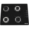 Anafe Empotrable B2 4 Hornallas | Matalon S.A. | Vidrio Templado Negro