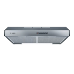 Purificador para cocina Bosch 60 cm modelo DUL63CC55 en inox. Filtra aire y elimina olores. Garantia de 1 ano en Matalon S.A.