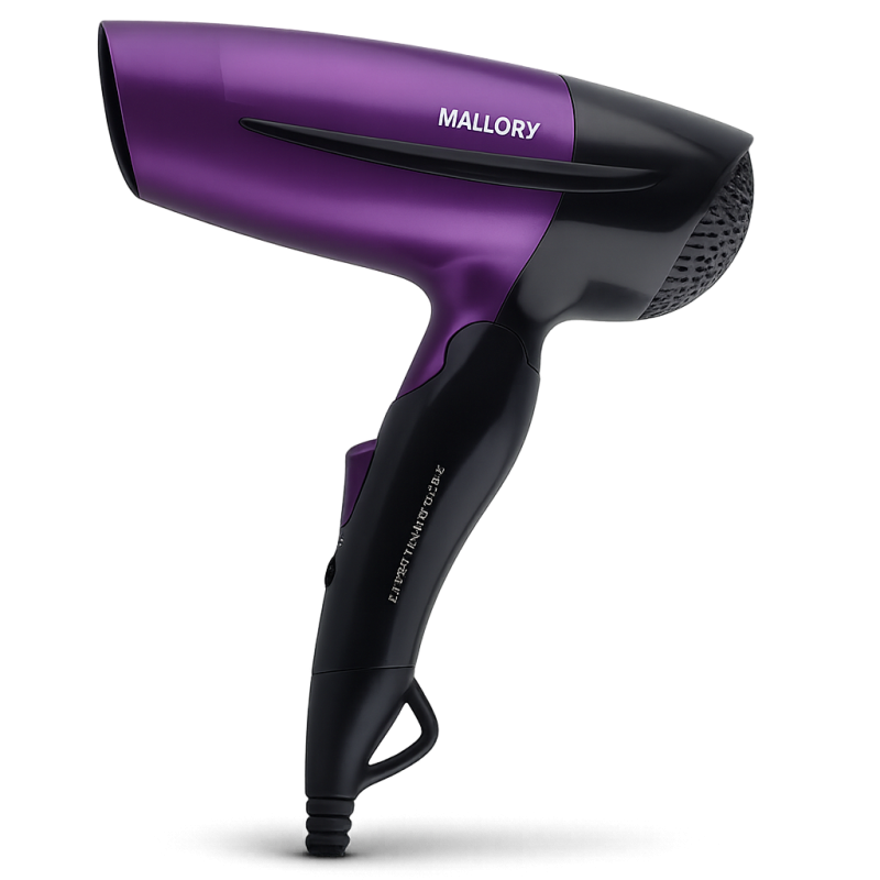 Secador de pelo Mallory 1500W Travel | Matalon S.A. | Garantía 1 año