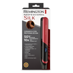 Planchita de pelo Remington Silk S-9600 240 °C Cerámica Avanzada | Matalon S.A. | Garantía 1 año