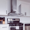 Campana extractora Whirlpool WAI65ARDWR 60 cm Inox 3 Velocidades 2 Filtros | Matalon S.A. | Garantía 1 año