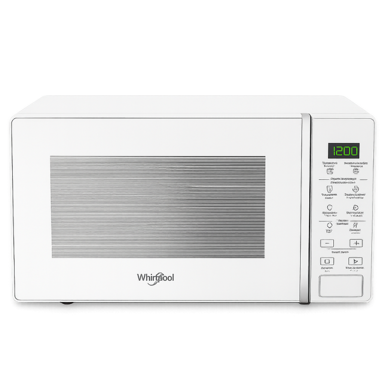 MICROONDAS WHIRLPOOL 20LTS WMS20BZIM S/ GRILL BLANCO| Matalon S.A. | Garantía 1 año