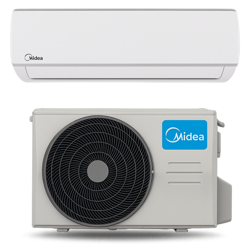 Aire Acondicionado Mini Split Midea 12000BTU R410 Forest con Kit | Matalon S.A.