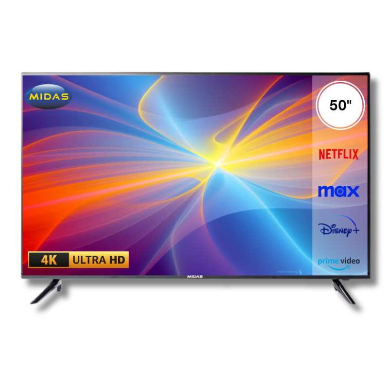 Led Smart 50" Midas | Enrique Matalon S.A. | UHD 4K con gran definición Led Smart 50" Midas | Enrique Matalon S.A. | UHD 4K con gran definición