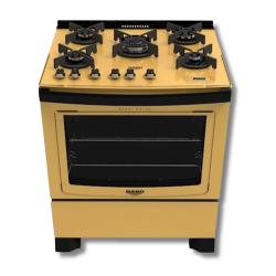 Cocina Dako Turbo Glass 5 Hornallas | Enrique Matalon S.A. | Horno 100L y Triple Llama