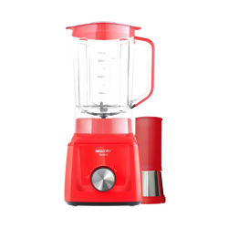 Licuadora Mallory Taurus 3.1L 1300W Roja | Enrique Matalon S.A. | 12 Velocidades y Vaso SAN