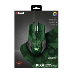 Kit Gamer Trust GXT781 Rixa | Enrique Matalon S.A. | Mouse 3200 DPI + Pad Antideslizante