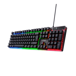 Teclado Gamer Trust GXT835 Azor | Matalon S.A. | RGB Rainbow USB