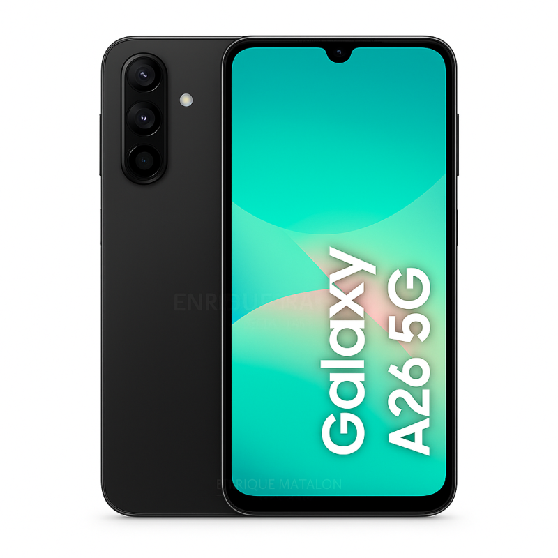 Celular Samsung A26 128 GB/4 GB RAM 5G Dual SIM Negro | Matalon S.A. Celular Samsung A26 128 GB/4 GB RAM 5G Dual SIM Negro | Matalon S.A.