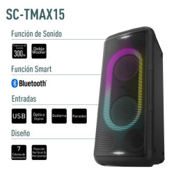 Parlante Torre Panasonic SC-TMAX15PUK | Matalon S.A. | 300W con Bluetooth y Karaoke